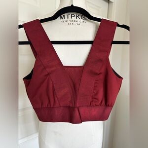 *RARE* IVY PARK Red Sports Bra with Wide Straps SIZE S